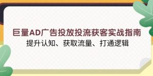 巨量AD广告投放投流获客实战指南,提升认知、获取流量、打通逻辑-Xiaobei云