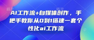 AI工作流+自媒体创作,手把手教你从0到1搭建一套个性化ai工作流-Xiaobei云
