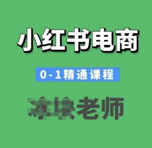 小红书电商0-1精通课程，小红书开店必学课程-Xiaobei云
