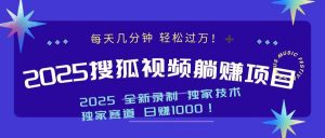 2025最新看视频躺赚项目：每天几分钟，轻松月入过万-Xiaobei云