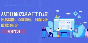 从0开始搭建AI工作流,包括选题、文案撰写、封面设计、数据分析等-Xiaobei云