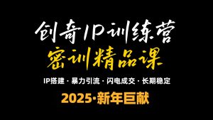 2025年“知识付费IP训练营”小白避坑年赚百万，暴力引流，闪电成交-Xiaobei云