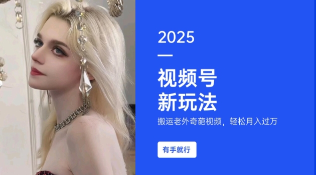 搬运老外奇葩视频，撸视频号分成计划收益，每天只需一小时，新手小白轻松月入过W-Xiaobei云