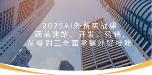 2025AI外贸实战课:涵盖建站、开发、营销, 从零到三全面掌握外贸技能-Xiaobei云