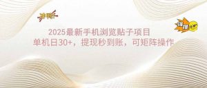 2025手机浏览帖子单机日30+，提现秒到账，可矩阵操作-Xiaobei云