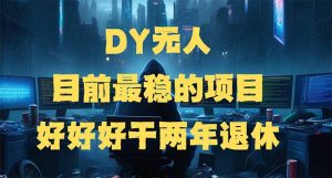 DY无人，目前最稳的项目，矩阵放大边旅游边赚钱，好好好干两年退休-Xiaobei云