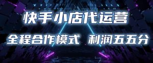 快手小店代运营 限时托管计划 合作模式 利润五五分成【揭秘】-Xiaobei云