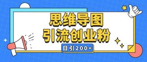 暴力引流全平台通用思维导图引流玩法ai一键生成日引200+-Xiaobei云