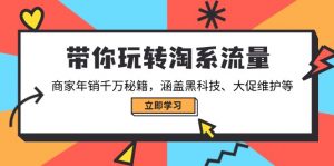 带你玩转淘系流量，商家年销千万秘籍，涵盖黑科技、大促维护等-Xiaobei云