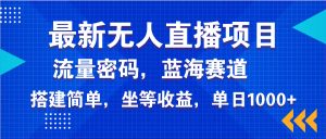 最新无人直播项目—美女电影游戏，轻松日入3000+，蓝海赛道流量密码，...-Xiaobei云