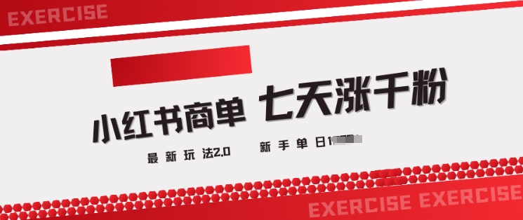 小红书商单2.0最新玩法，3天涨千粉单日变现多张-Xiaobei云
