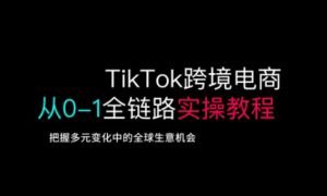 TikTok跨境电商从0-1全链路全方位实操教程，把握多元变化中的全球生意机会-Xiaobei云