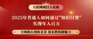 镰刀训练营超级IP合伙人，25年普通人如何通过“知识付费”年入百万！-Xiaobei云
