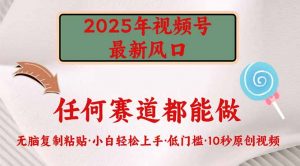 2025年视频号新风口，低门槛只需要无脑执行-Xiaobei云