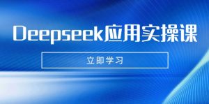 Deepseek应用实操课：AI制作数字妈妈、写真、短视频，辅导作业，PPT制作等-Xiaobei云