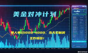 2025年最暴力项目“美金先登计划”最新最强对冲战法，每日实际收益1K-4K-Xiaobei云