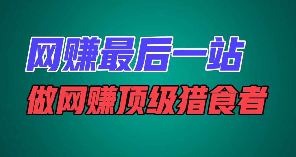 网赚最后一站，卖项目，做网赚顶级猎食者-Xiaobei云