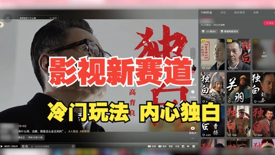 最新影视解说玩法，人物独白，30天涨粉24万+，全流程拆解【揭秘】-Xiaobei云