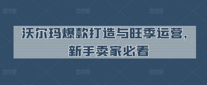 沃尔玛爆款打造与旺季运营，新手卖家必看-Xiaobei云