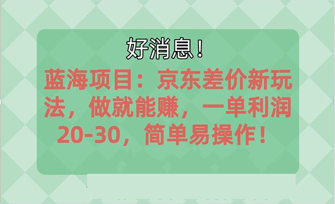 越早知道越能赚到钱的蓝海项目：京东大平台操作，一单利润20-30，简单…-Xiaobei云