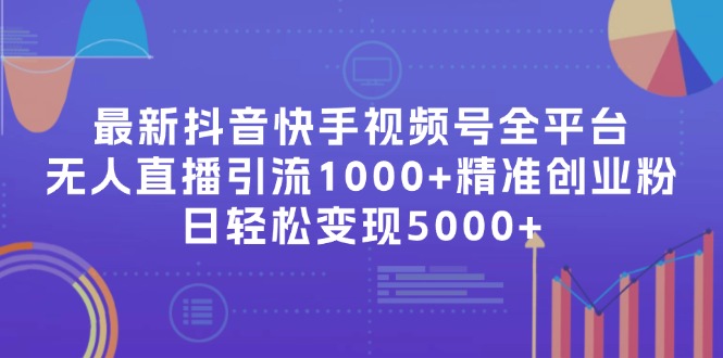 最新抖音快手视频号全平台无人直播引流1000+精准创业粉，日轻松变现5000+-Xiaobei云