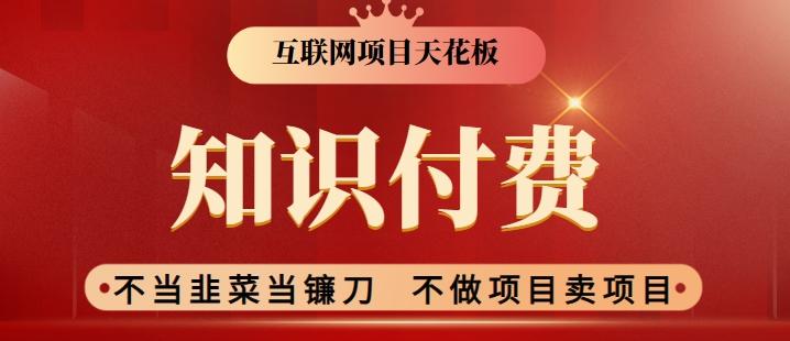 2024互联网项目天花板，新手小白也可以通过知识付费月入10W，实现财富自由【揭秘】-Xiaobei云