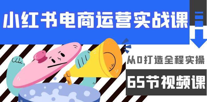 (9724期)小红书电商运营实战课，从0打造全程实操(65节视频课)-Xiaobei云