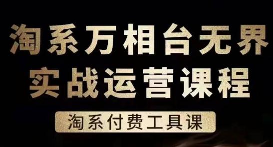 淘系万相台无界实战运营课，淘系付费工具课-Xiaobei云