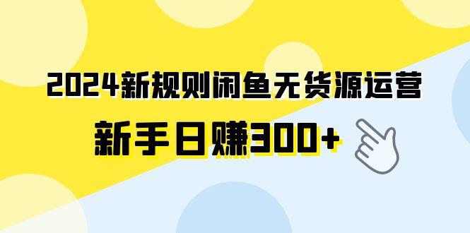 (9522期)2024新规则闲鱼无货源运营新手日赚300+-Xiaobei云