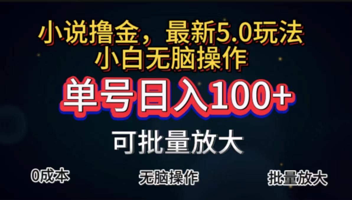 全自动小说撸金，单号日入100+小白轻松上手，无脑操作-Xiaobei云