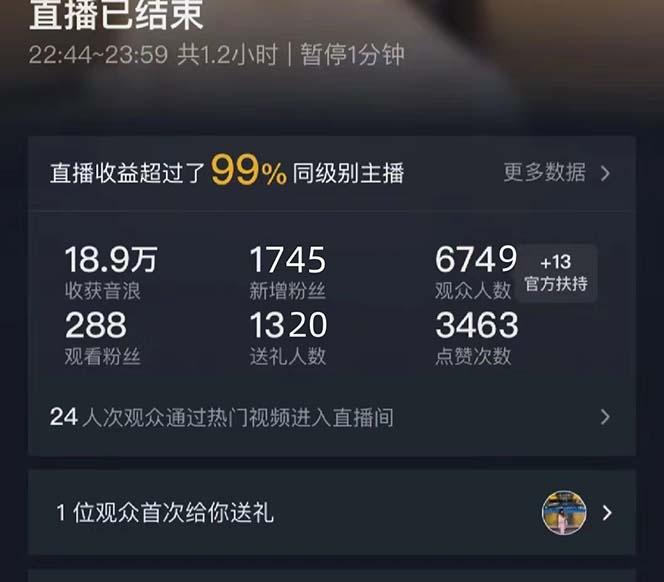 抖音美女直播，单场收益7000+,新手小白也可操作-Xiaobei云