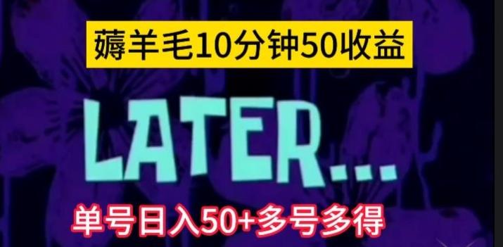 美团薅羊毛玩法，单号日入50+多号多得【仅揭秘】-Xiaobei云