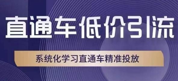 直通车低价引流课，系统化学习直通车精准投放-Xiaobei云