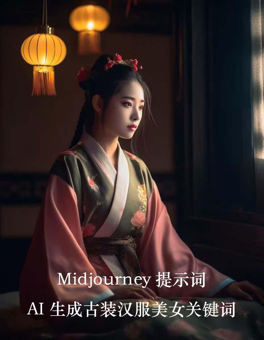 Midjourney关键词-AI生成中国风古装汉服美女人像提示关键词-Xiaobei云