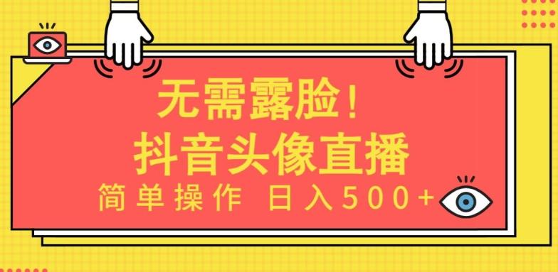 无需露脸，Ai头像直播项目，简单操作日入500+【揭秘】-Xiaobei云