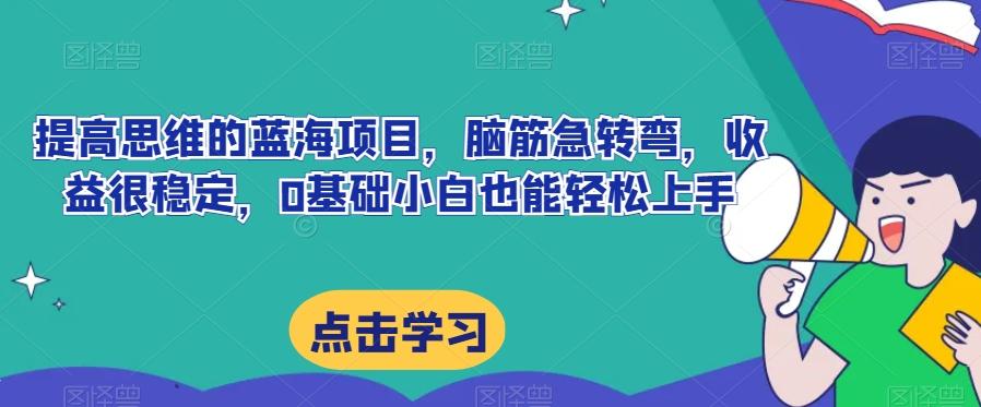 提高思维的蓝海项目，脑筋急转弯，收益很稳定，0基础小白也能轻松上手-Xiaobei云