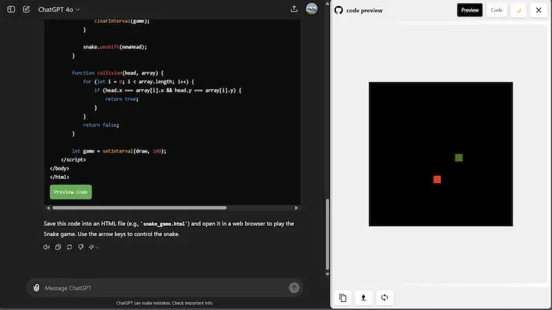 ChatGPT Code Preview｜AI编程预览工具-Xiaobei云