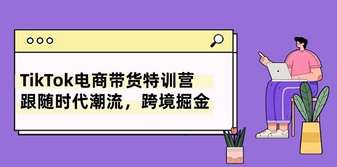 TikTok电商带货特训营，跟随时代潮流，跨境掘金(8节课-Xiaobei云