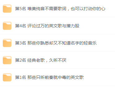 【无损音乐分享】网易云音乐收藏榜单前五名合集 精选好歌-Xiaobei云