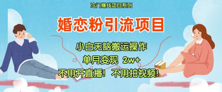 小红书婚恋粉引流，不用开直播，不用拍视频，不用做交付【揭秘】-Xiaobei云