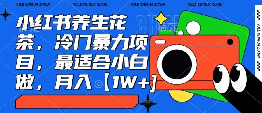 小红书养生花茶，冷门暴力项目，最适合小白做，月入【1W+】-Xiaobei云