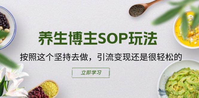 养生博主SOP玩法，按照这个坚持去做，引流变现还是很轻松的-Xiaobei云