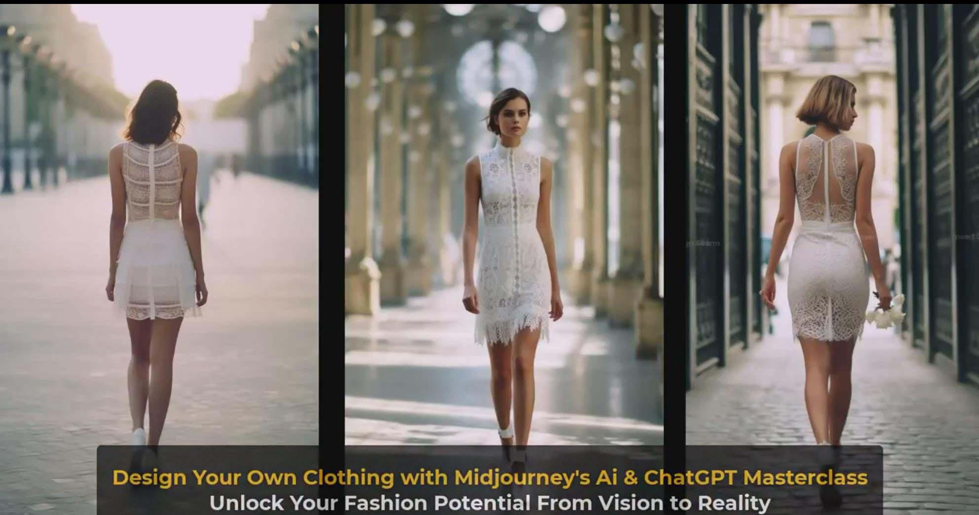 图片[2]-利用 Midjourneys Ai 人工智能设计自己的服装AI大师班-10节课-中英字幕-Xiaobei云
