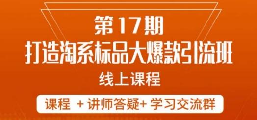 南掌柜-第17期打造淘系标品大爆款，5天线上课-Xiaobei云