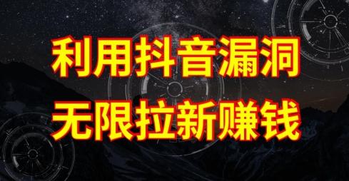 利用抖音链接漏洞，无限拉新赚钱【漏洞原理+操作流程】【揭秘】-Xiaobei云