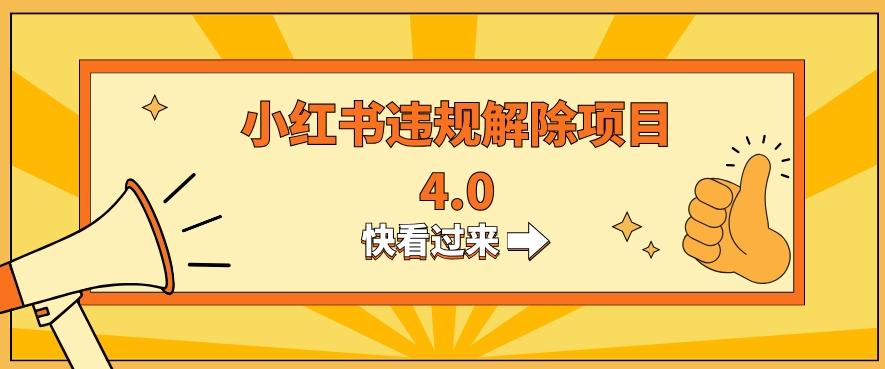 小红书违规掘金蓝海项目，日入800+（附带引流办法及解除办法）-Xiaobei云