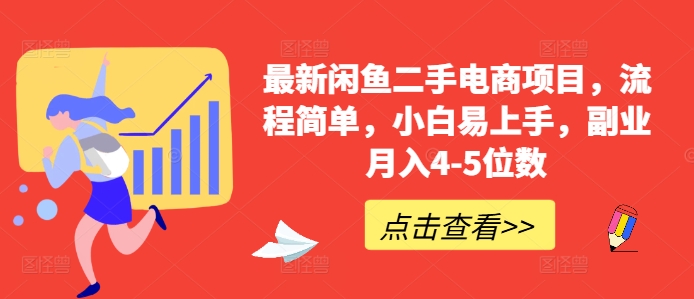最新闲鱼二手电商项目，流程简单，小白易上手，副业月入4-5位数!-Xiaobei云