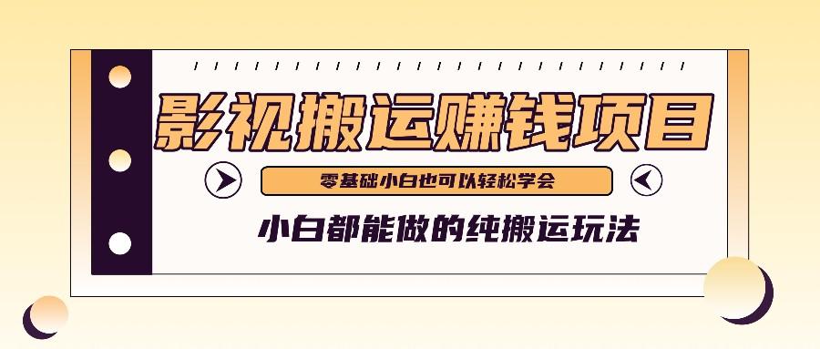 手把手教你操作影视搬运项目，小白都能做零基础也能赚钱-Xiaobei云