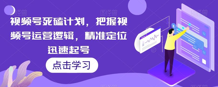 视频号死磕计划，把握视频号运营逻辑，精准定位迅速起号-Xiaobei云