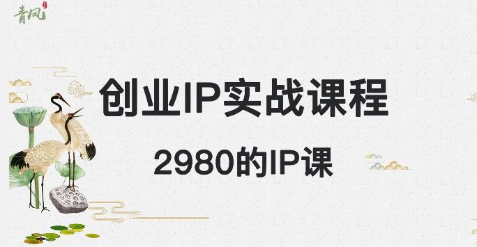 外边卖2980的创业IP课程，做私域月入5w+-Xiaobei云